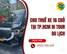 Cho thuê xe 16 chỗ tại TP.HCM đi tour du lịch