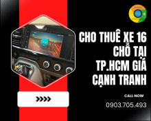 Cho thuê xe 16 chỗ tại TP.HCM giá cạnh tranh