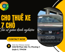 Cho thuê xe 7 chỗ có tài xế giàu kinh nghiệm
