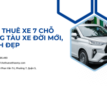 Cho thuê xe 7 chỗ Vũng Tàu xe đời mới, sạch đẹp