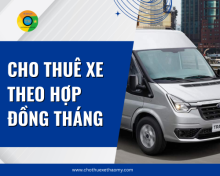 Cho thuê xe theo hợp đồng tháng