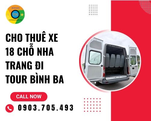 Cho thuê xe 18 chỗ Nha Trang đi tour Bình Ba