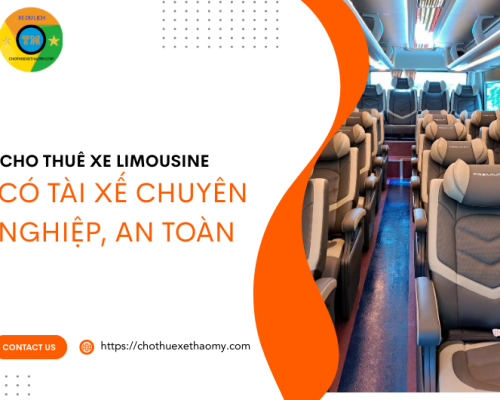 Cho thuê xe limousine có tài xế chuyên nghiệp, an toàn