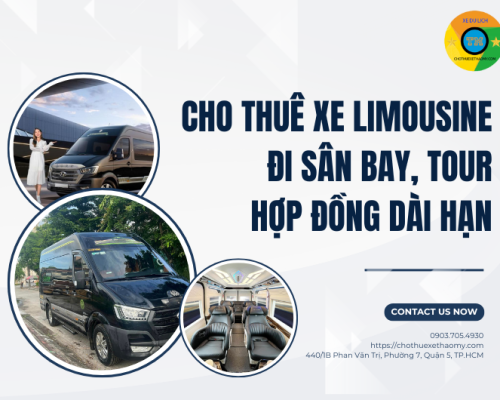 Cho thuê xe limousine đi sân bay, tour, hợp đồng dài ngày