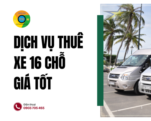 Dịch vụ thuê xe 16 chỗ giá tốt