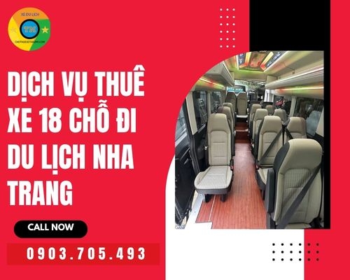 Dịch vụ thuê xe 18 chỗ đi du lịch Nha Trang