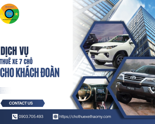 Dịch vụ thuê xe 7 chỗ cho khách đoàn
