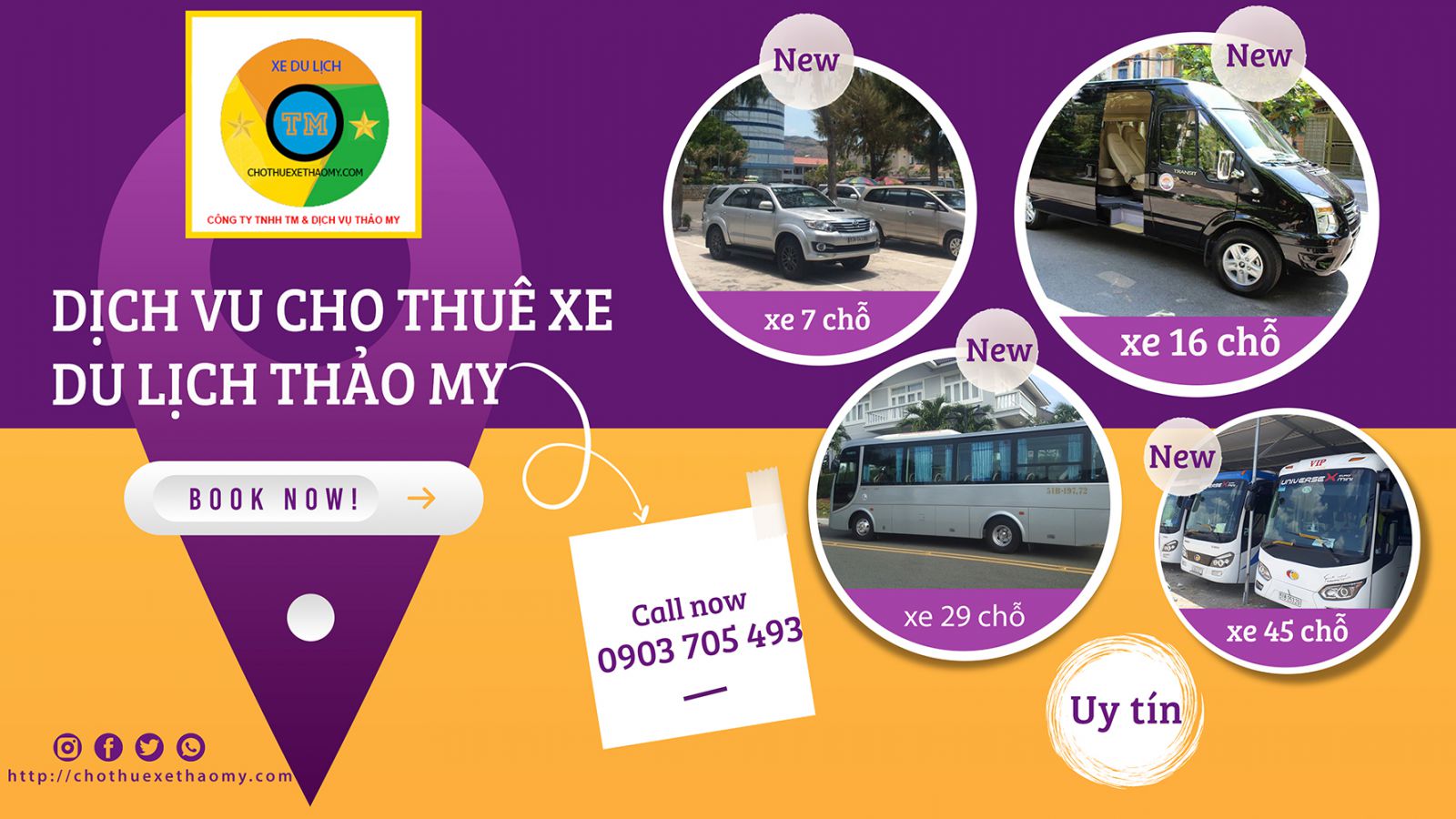 Thuê xe thảo my 