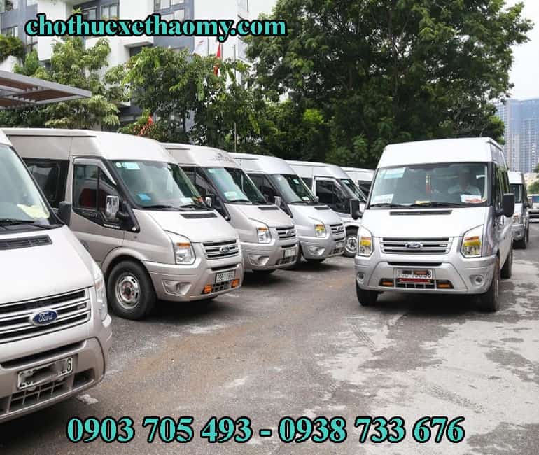 Dịch vụ cho thuê xe du lịch 16 chỗ đi giá rẻ tại HCM