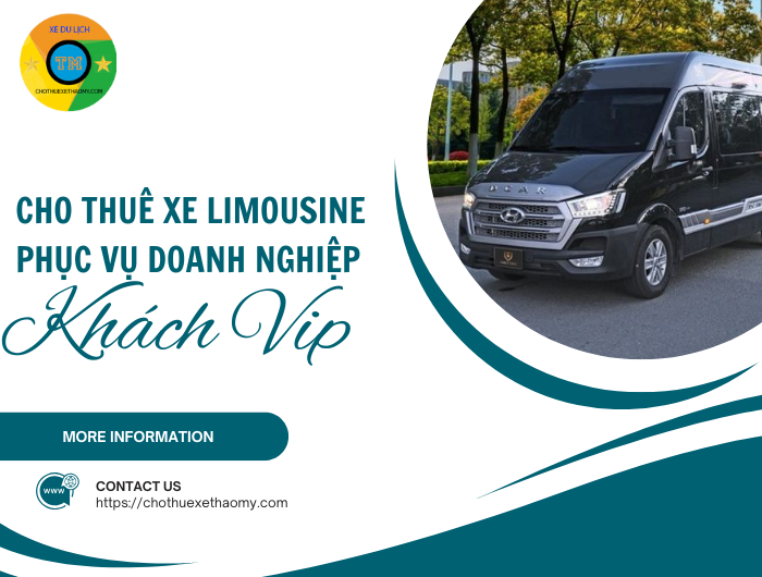 Cho thuê xe limousine phục vụ doanh nghiệp, khách VIP