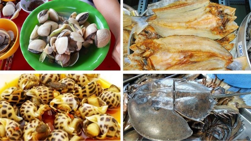 Ăn gì ở biển Tân Thành?