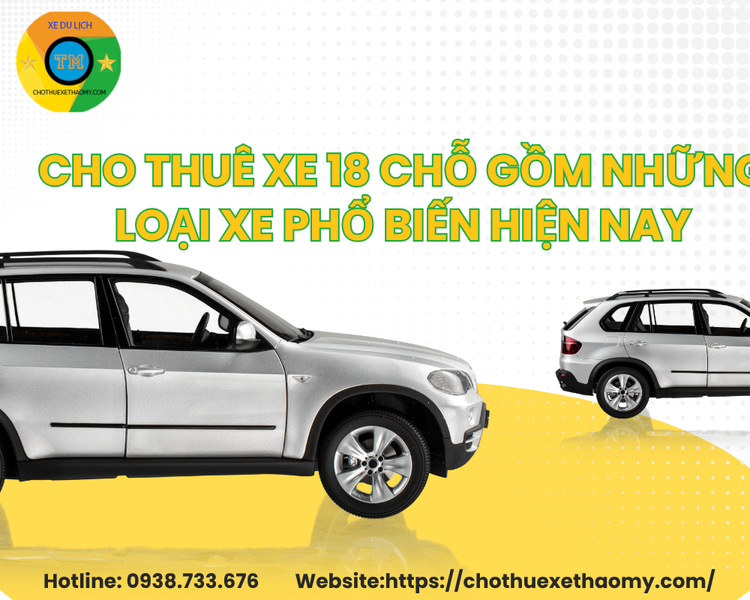 Cho Thuê Xe 18 Chỗ Gồm Những Loại Xe Phổ Biến Hiện Nay