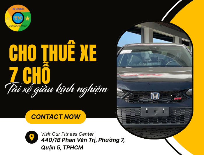 Cho thuê xe 7 chỗ có tài xế giàu kinh nghiệm
