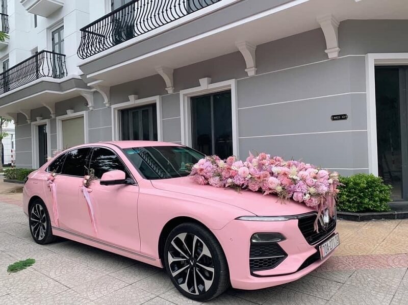 Một số cách chọn màu xe hoa cưới phổ biến